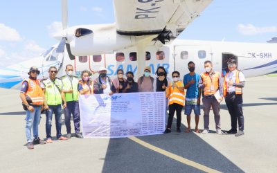 Penerbangan Perdana Subsidi Angkutan Udara Perintis Tahun 2022