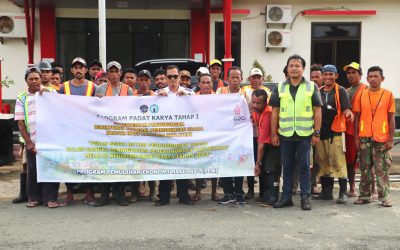 Pelaksanaan Padat Karya Tahap I Tahun 2022